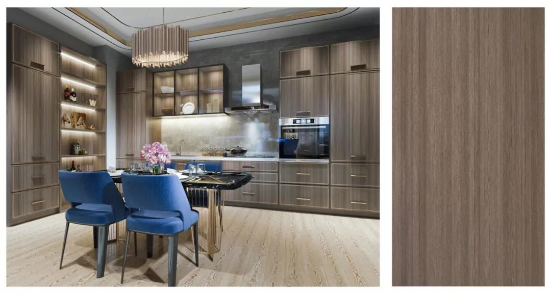 鵬鴻免漆生態(tài)板銀沙柚木