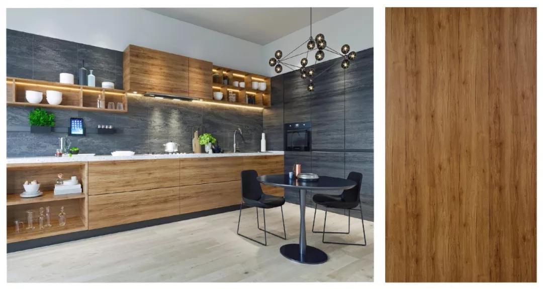 鵬鴻生態(tài)板免漆板巴西古橡花色